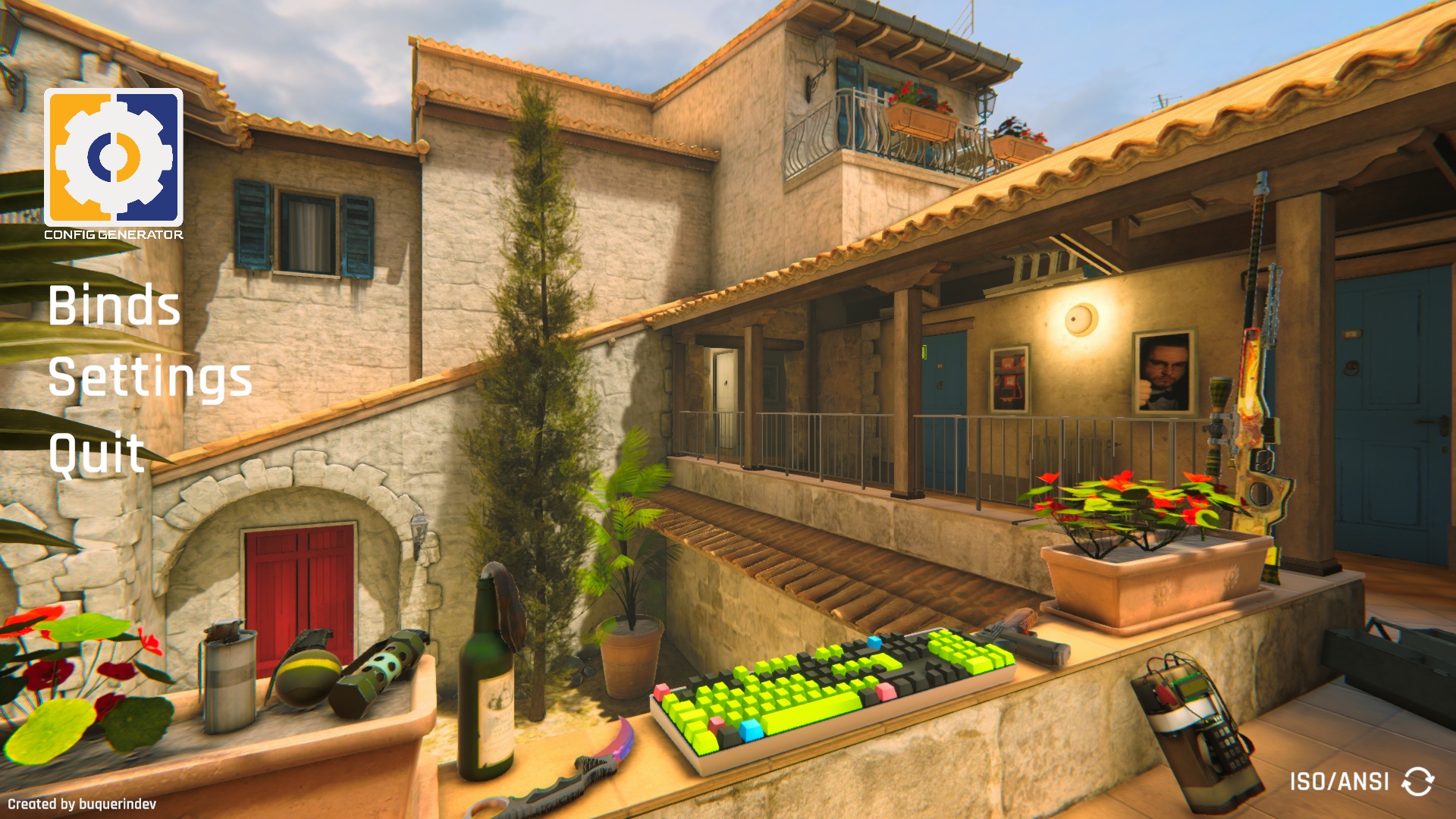 Main Menu of the application